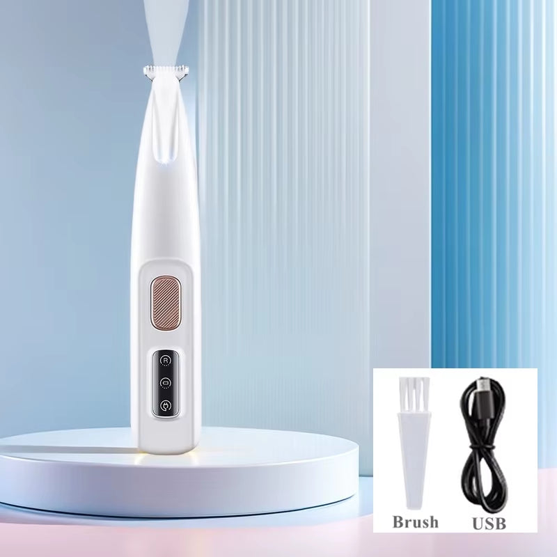 Professional Pet Grooming Clippers with LED Light - Electric Shaver for Dogs and Cats, Hair Cutting Blades for Puppies and Kittens