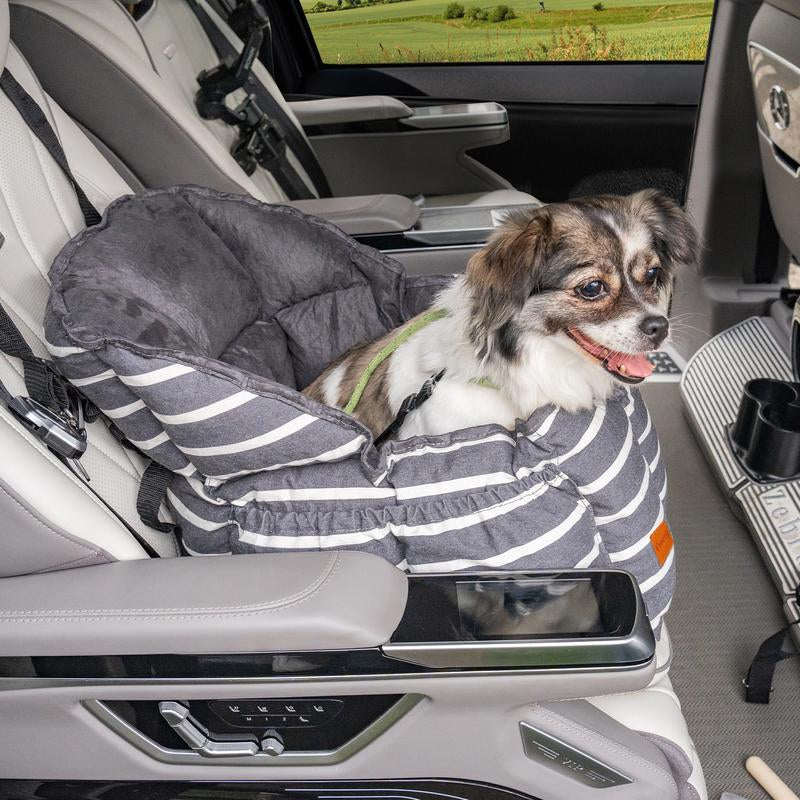 Elevate Your Pet's Travel Experience with the DKLGG Dog Car Seat - Perfect for Small to Medium Dogs Under 25lbs, Featuring Storage Pockets and a Comfortable Cushion